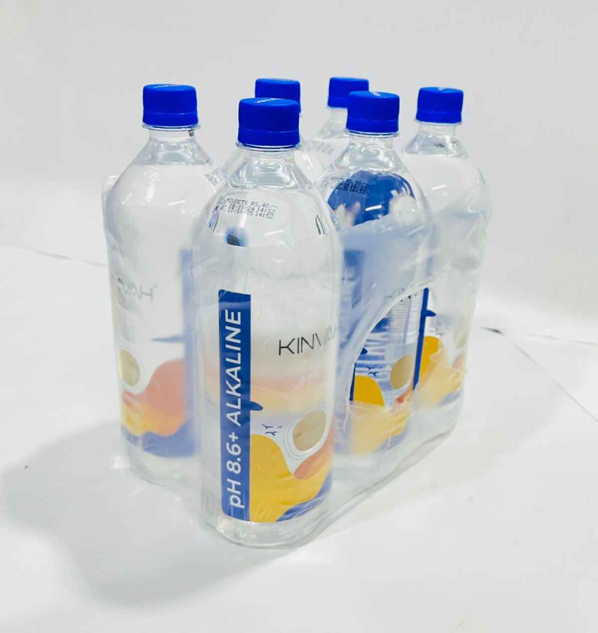 Kinvah Alkaline Water - 1 Liter - 6 Bottles