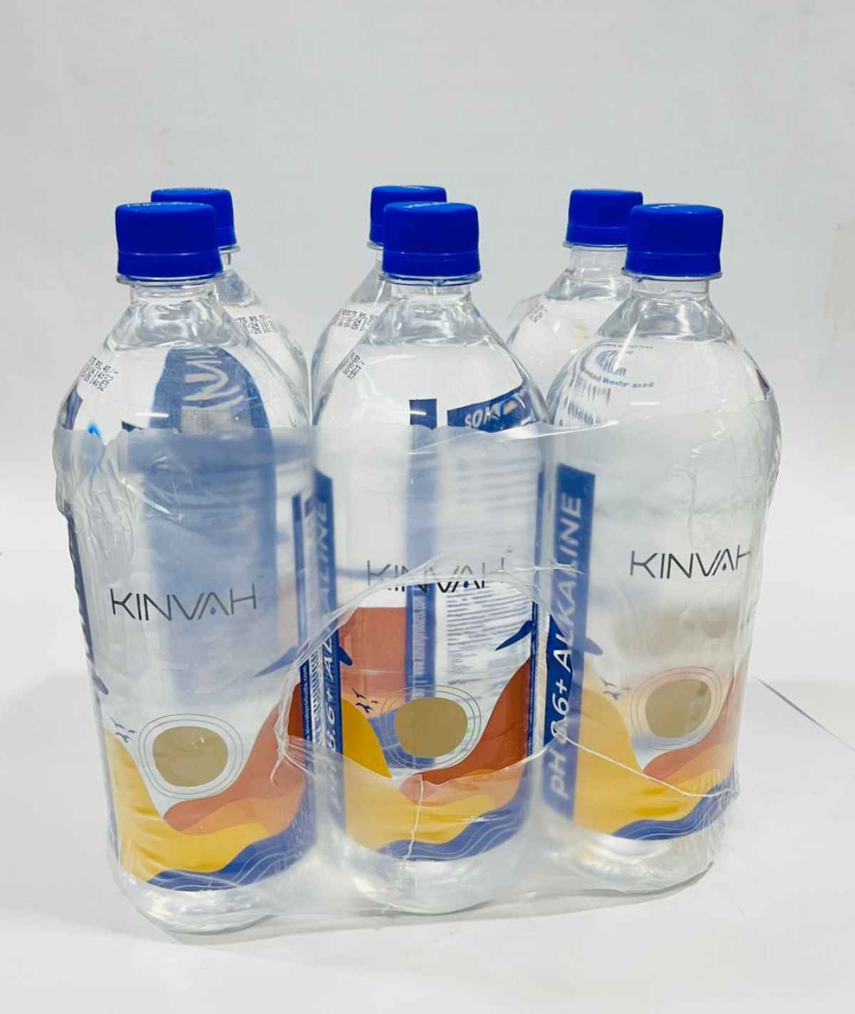 Kinvah Alkaline Water - 1 Liter - 6 Bottles