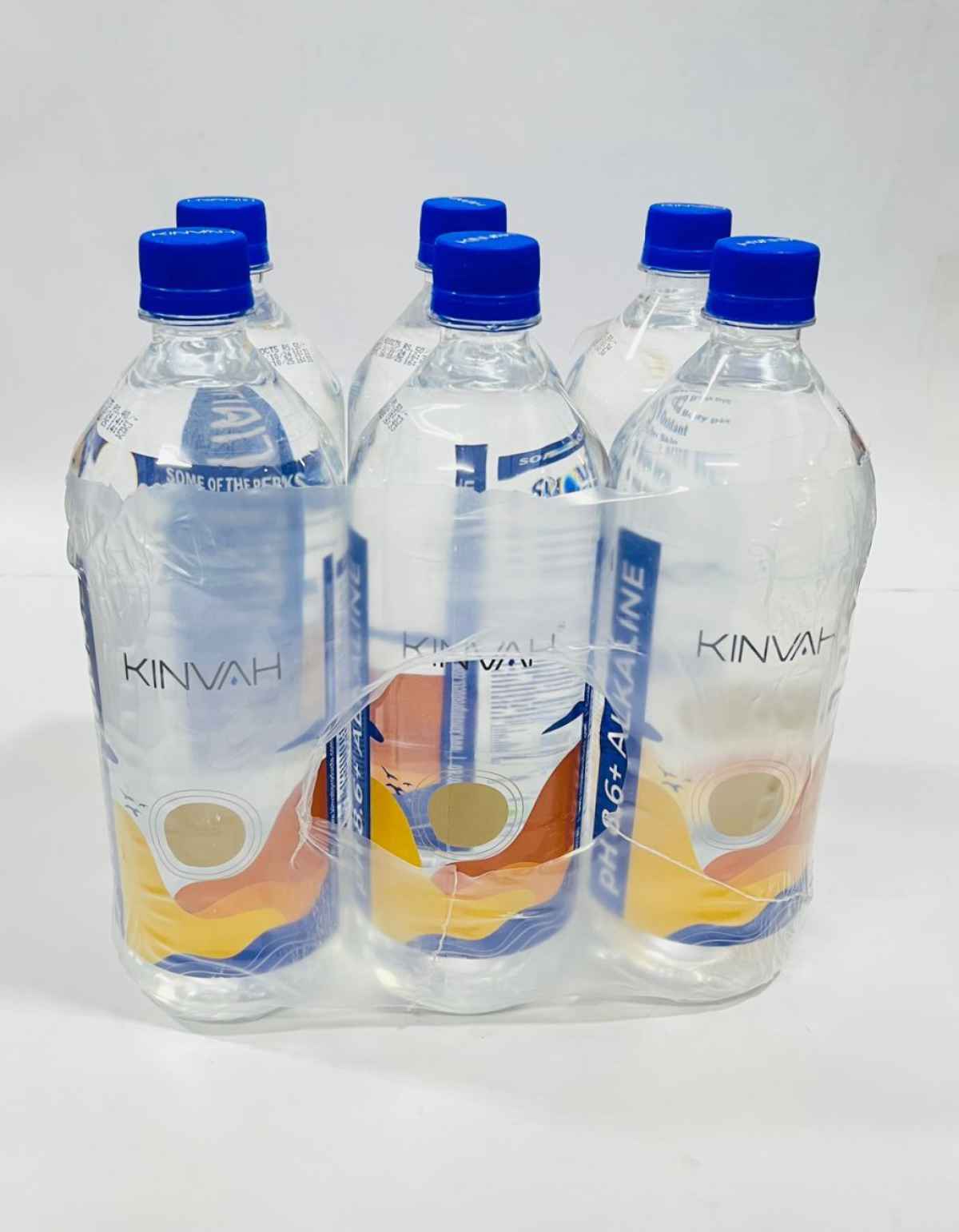 Kinvah Alkaline Water - 1 Liter - 6 Bottles