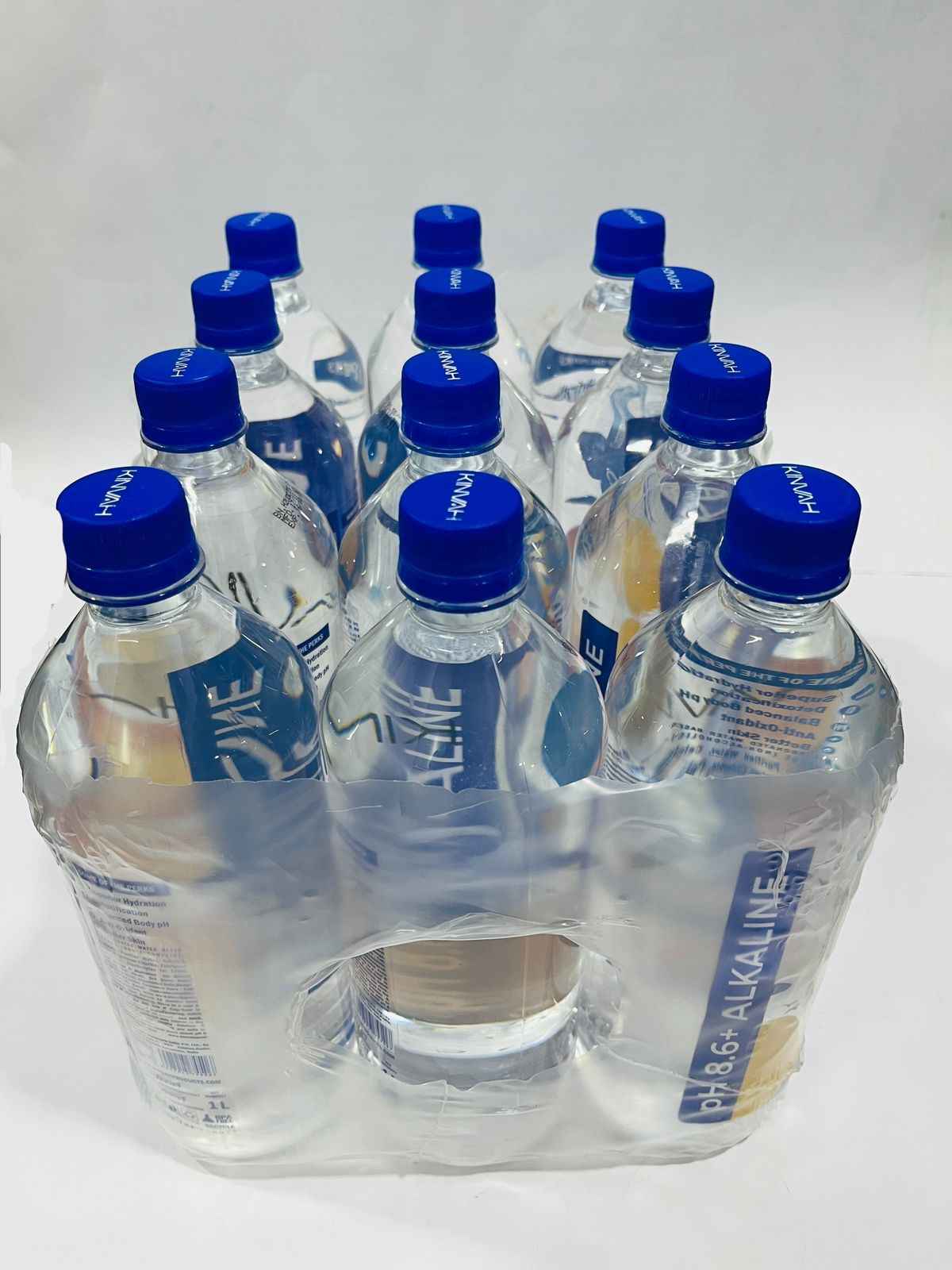 Kinvah Alkaline Water - 1 Liter - 12 Bottles