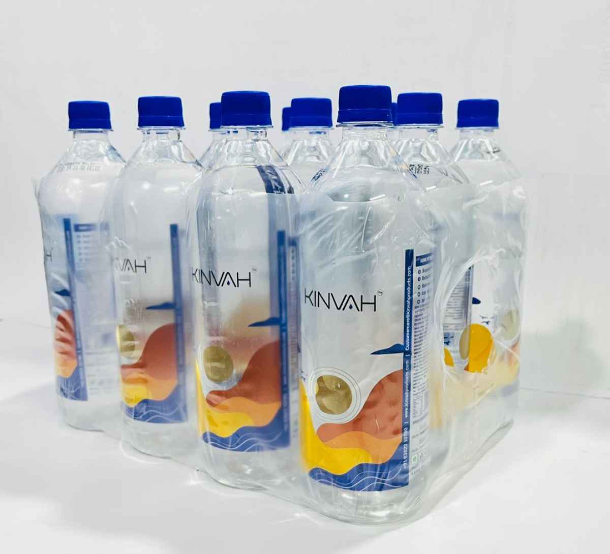 Kinvah Alkaline Water - 1 Liter - 12 Bottles