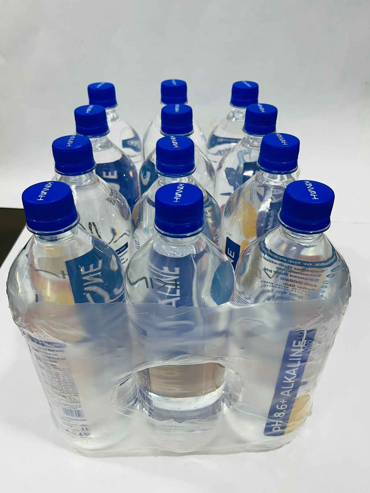 Kinvah Alkaline Water - 1 Liter - 12 Bottles